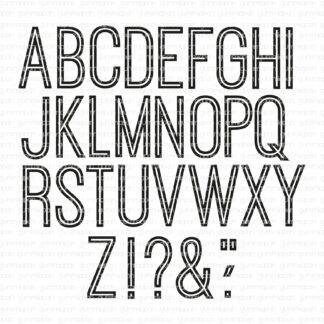 Alfabet Dortmund, versaler