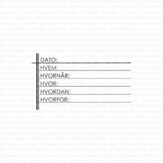 Stämpel för anteckningar