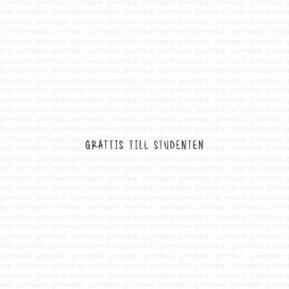 Grattis till studenten