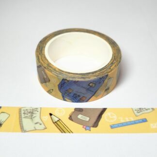 Gummiapan Washitape- Back to School