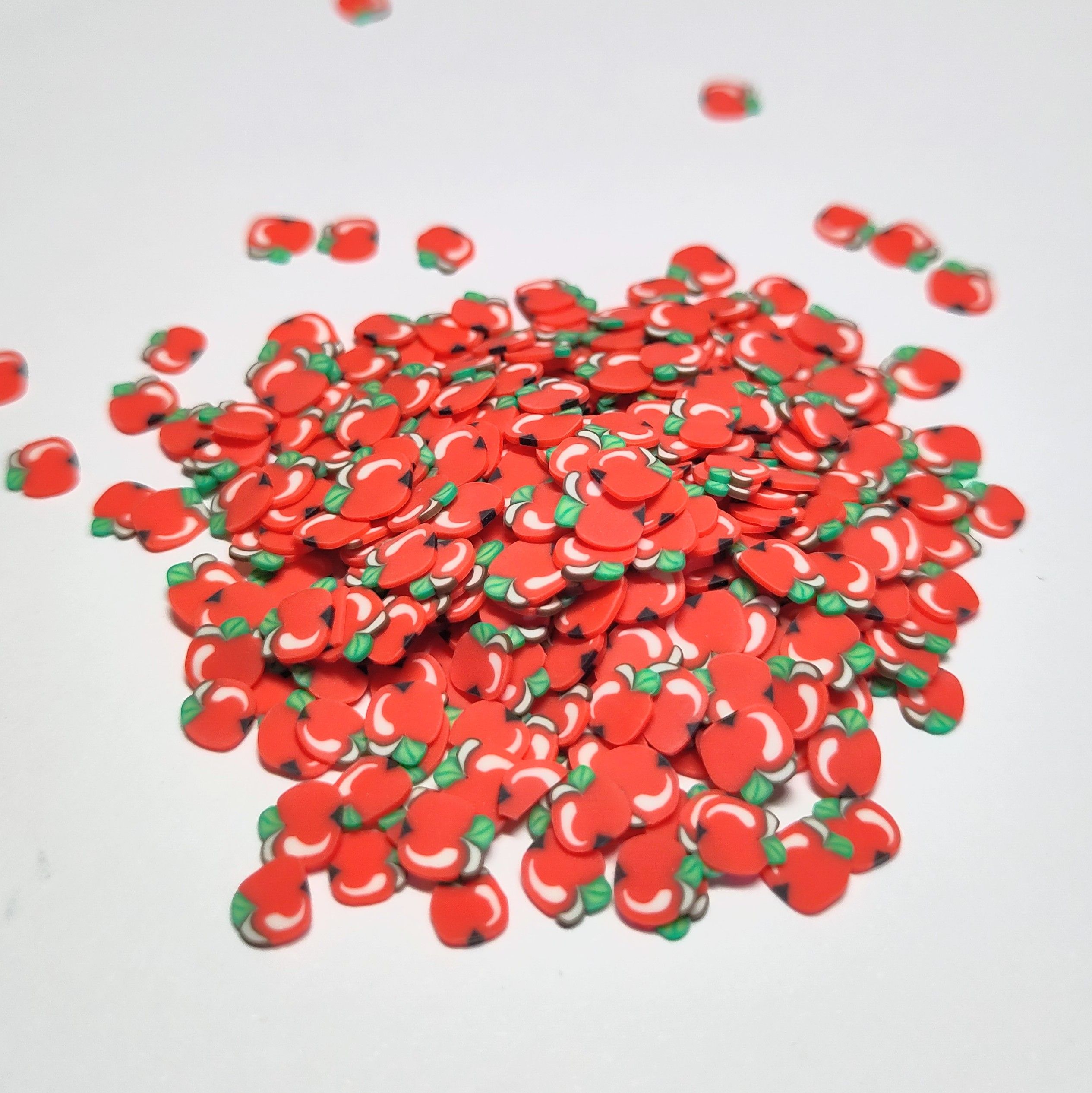 Mini Clay Charms, Apples