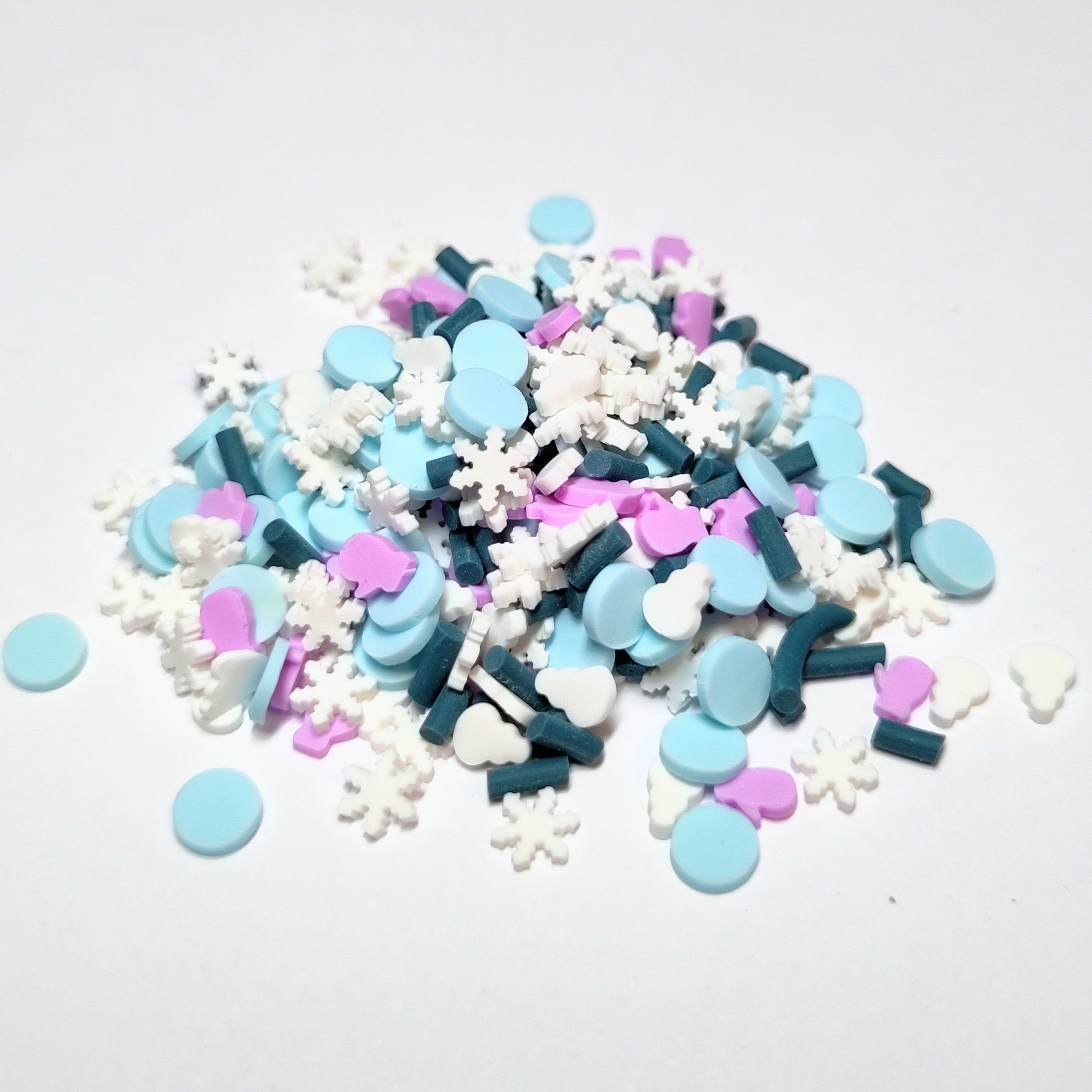 Mini Clay Charms, Winter mix