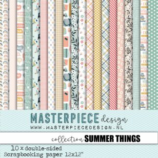 Summer Things Scrapbooking Paper 12x12"