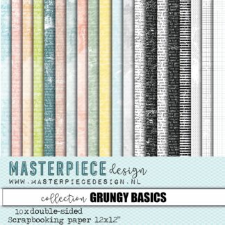 Grungy Basics Scrapbooking Paper 12x12"