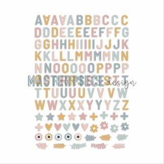 Puffy Stickers Alphabet