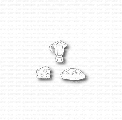 Jug, cheese and bread