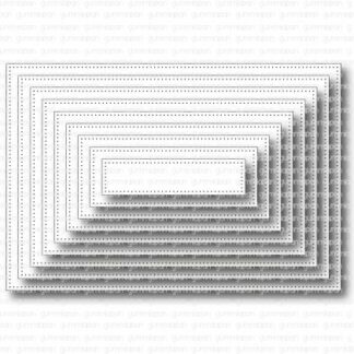 Pierced Nesting Rectangles