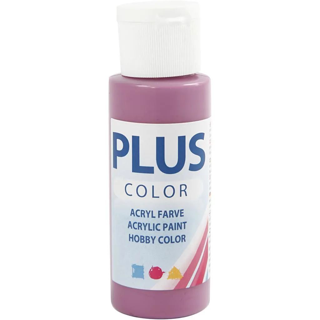 Acrylic paint Red plum