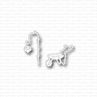 Lamp Post And Wheelbarrow