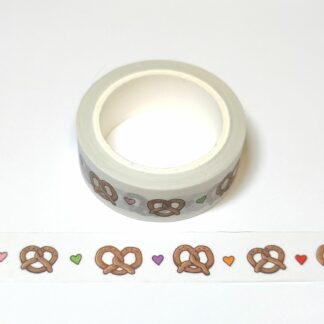 Gummiapan Washitape- Pretzels