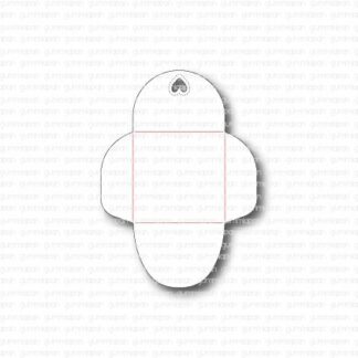 Litet Kuvert med Hjärta