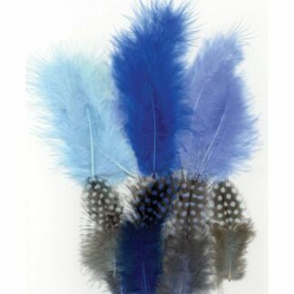 Blå Fjädermix