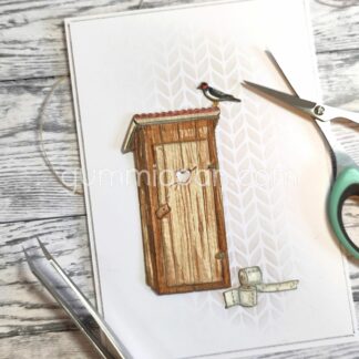 Outhouse With Toiletpapper