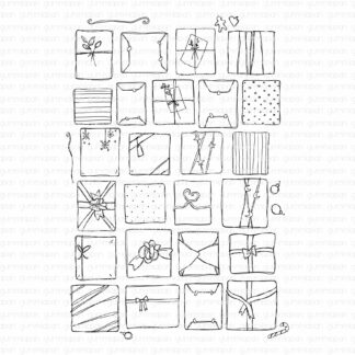 25 kalenderluckor, liten storlek