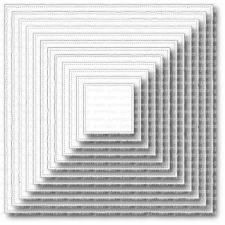 Hand Drawn Square With Small Stitches