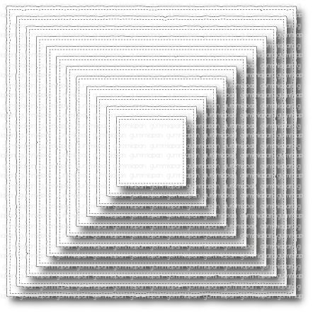 Hand Drawn Square With Small Stitches