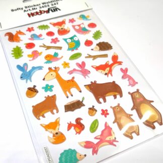 HobbyFun Stickers, Skogsdjur