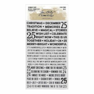 Tim Holtz, Rub On: Christmas Noel