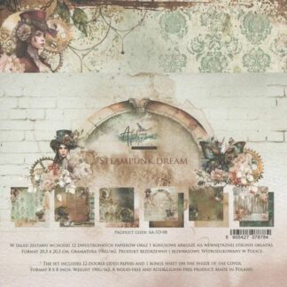 Alchemy of Art, 8x8 Paper Set: Steampunk Dream