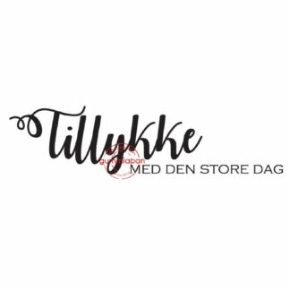 Tillykke med den store dag