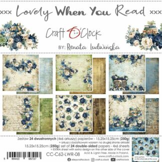 Craft O' Clock, 6x6" Paper Set: Lovely When You Read