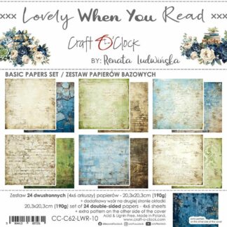 Craft O' Clock, 8x8" Paper Set: Lovely When You Read
