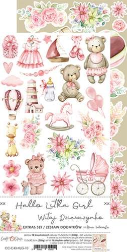 Craft O' Clock, Extras Set: Hello Little Girl - Image 11