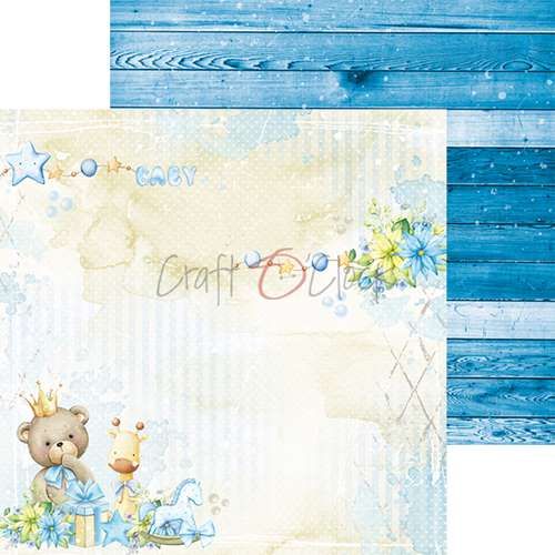 Craft O' Clock, 8x8" Paper Set: Hello Little Boy - Image 2