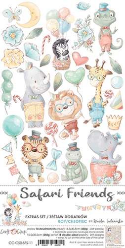 Craft O' Clock, Extras Set Boy: Safari Friends