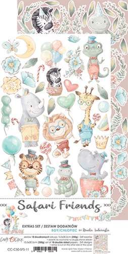 Craft O' Clock, Extras Set Boy: Safari Friends - Image 11