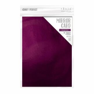 Mirror Card - Midnight Plum