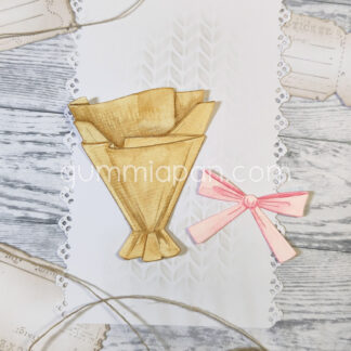 Floral paper with a Bow
