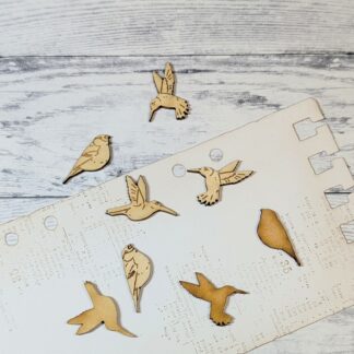 Wood Charms: Birds