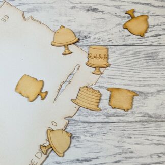 Wood Charms: Cakes