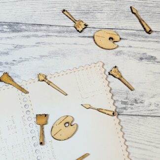 Wood Charms: Painter's set