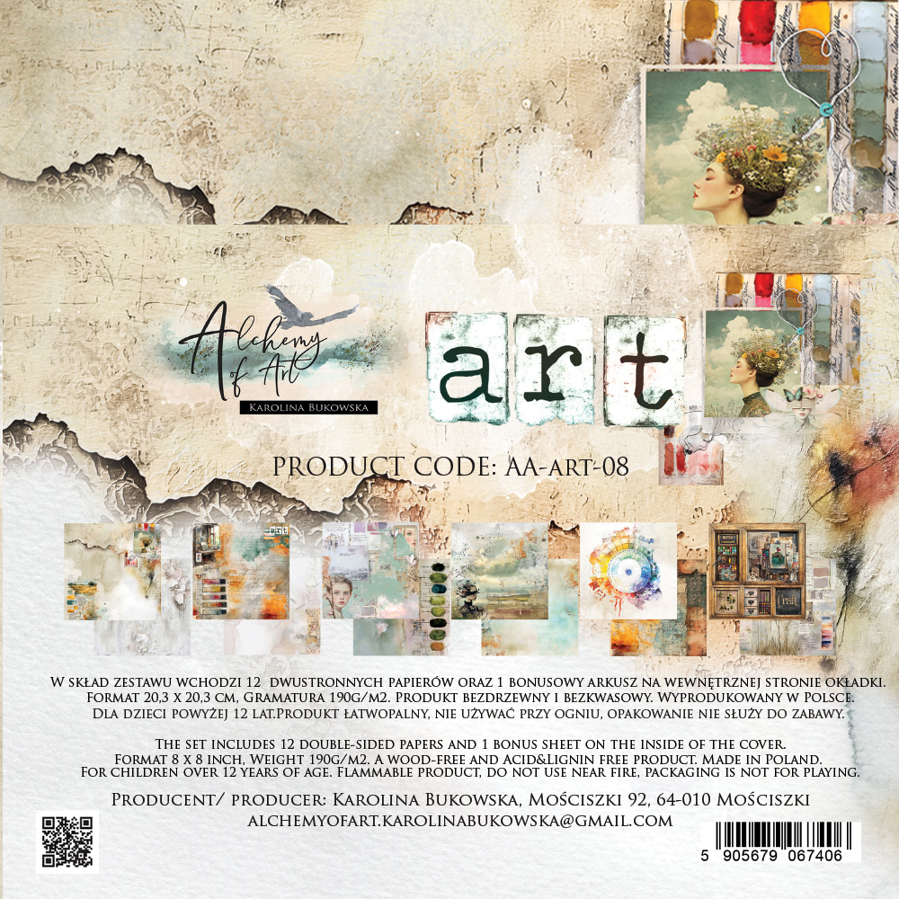 Alchemy of Art, 8x8 Paper Set: Art