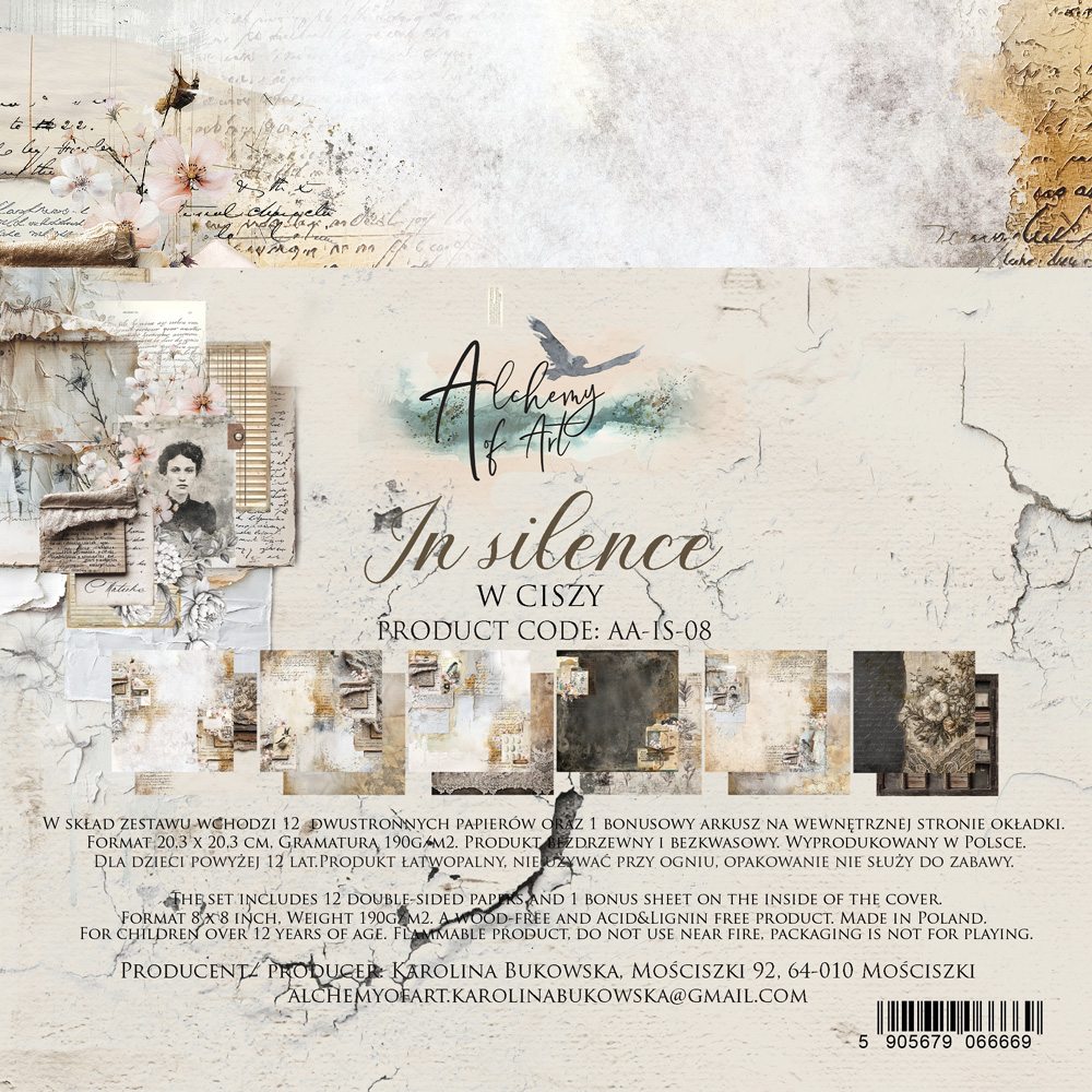 Alchemy of Art, 8x8 Paper Set: In Silence