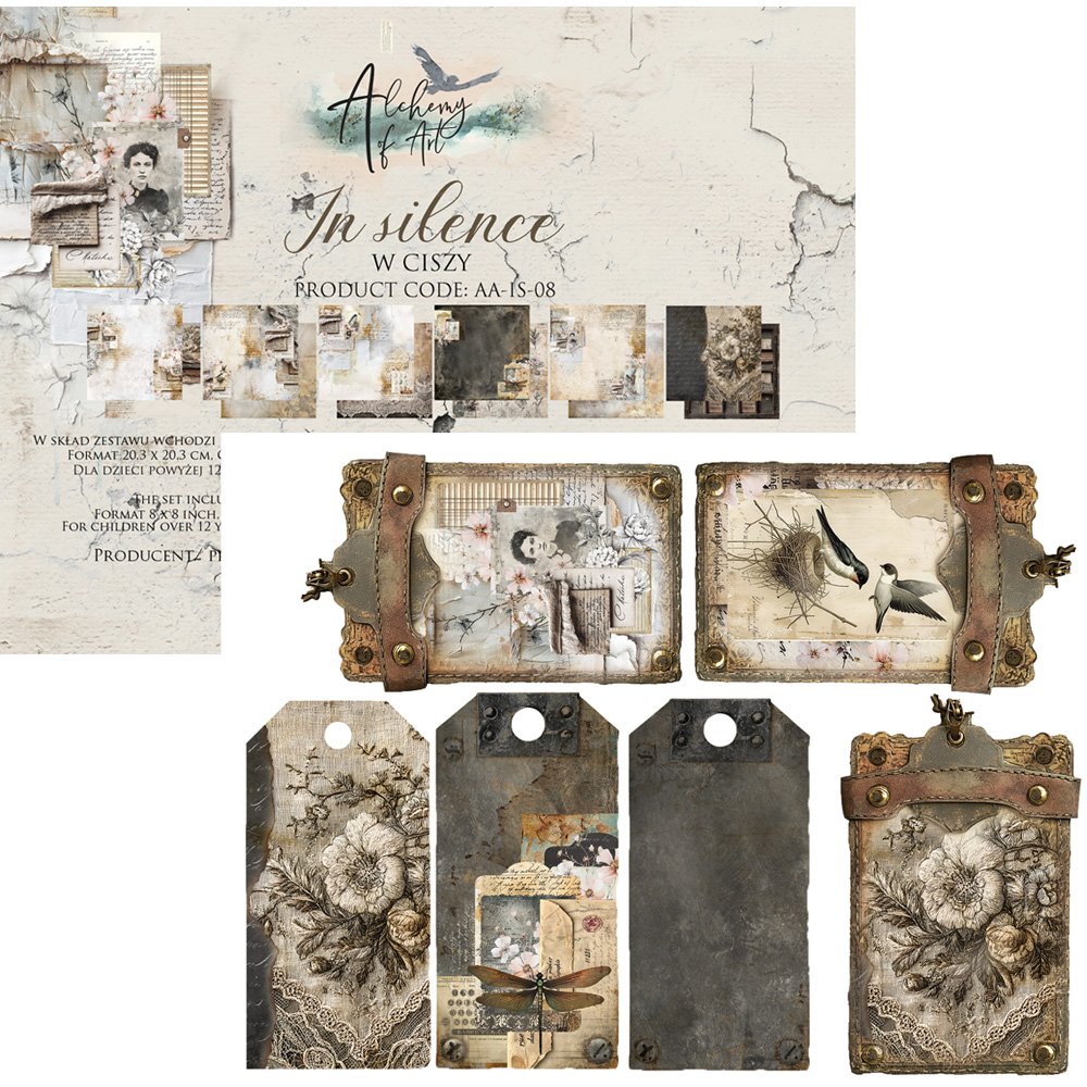Alchemy of Art, 8x8 Paper Set: In Silence - Image 3