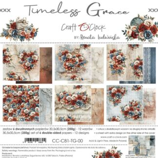 Craft O' Clock, 12x12 Paper Set: Timeless Grace