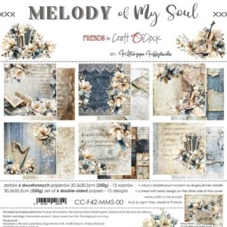 Craft O' Clock, 12x12 Paper Set: Melody Of My Soul