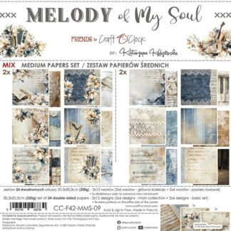 Craft O' Clock, 8x8 Paper Set: Melody Of My Soul