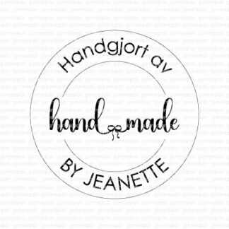 Handgjort av: Rosett