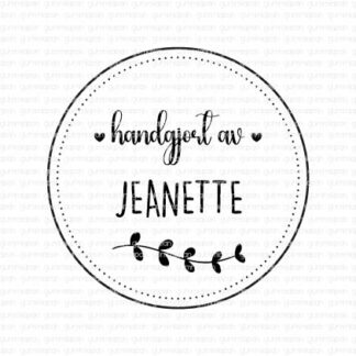 Handgjort av: Cirkel med Kvist