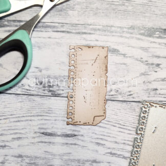 Paper with folded corner