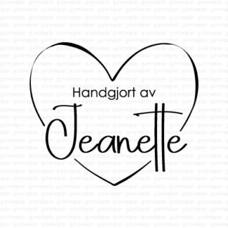 Handgjort av: Stort hjärta