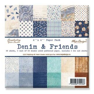 Denim & Friends, 6 x 6 tum, Maja Design