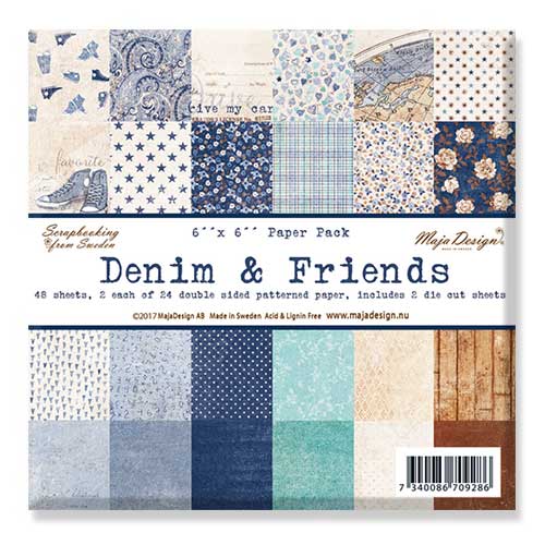 Denim & Friends, 6 x 6 tum, Maja Design