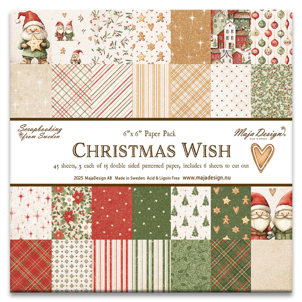 Christmas Wish, 6 x 6 tum, Maja Design