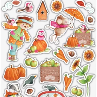 Happy Harvest Puffy Stickers
