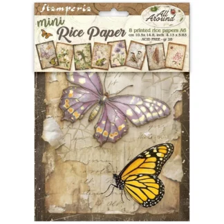 Stamperia, mini Rice Paper; All Around